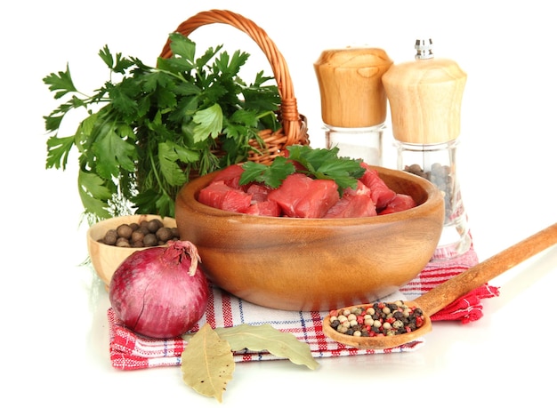 Świeże składniki na stole